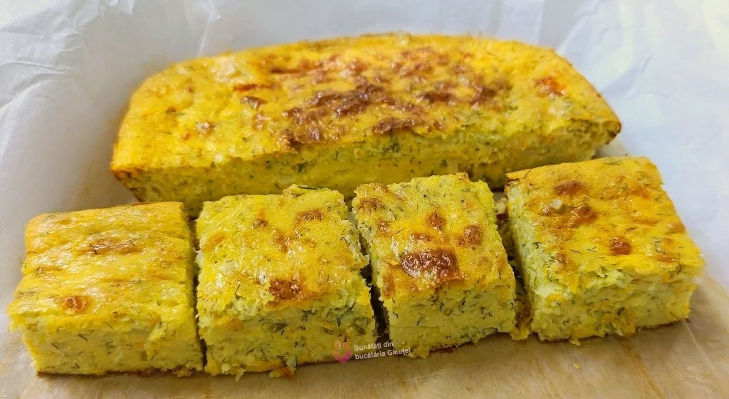 o parte de budinca portionata