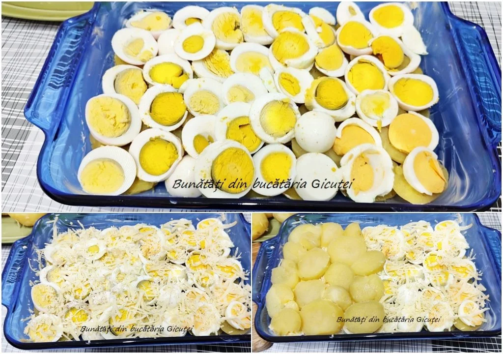 colaj asezare ingrediente in tava