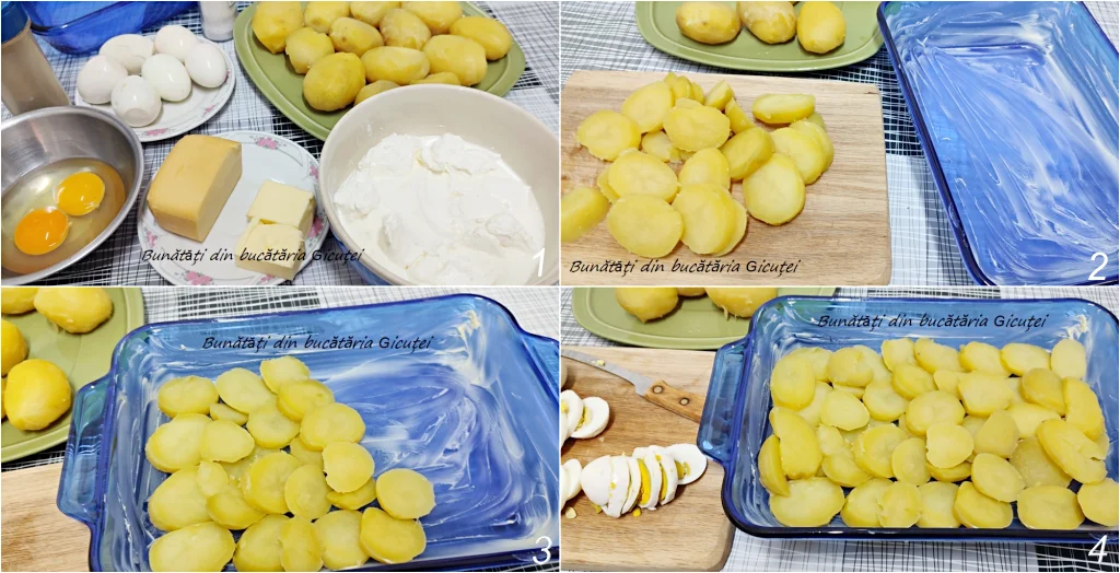 colaj ingrediente folosite pentru cartofi frantuzesti