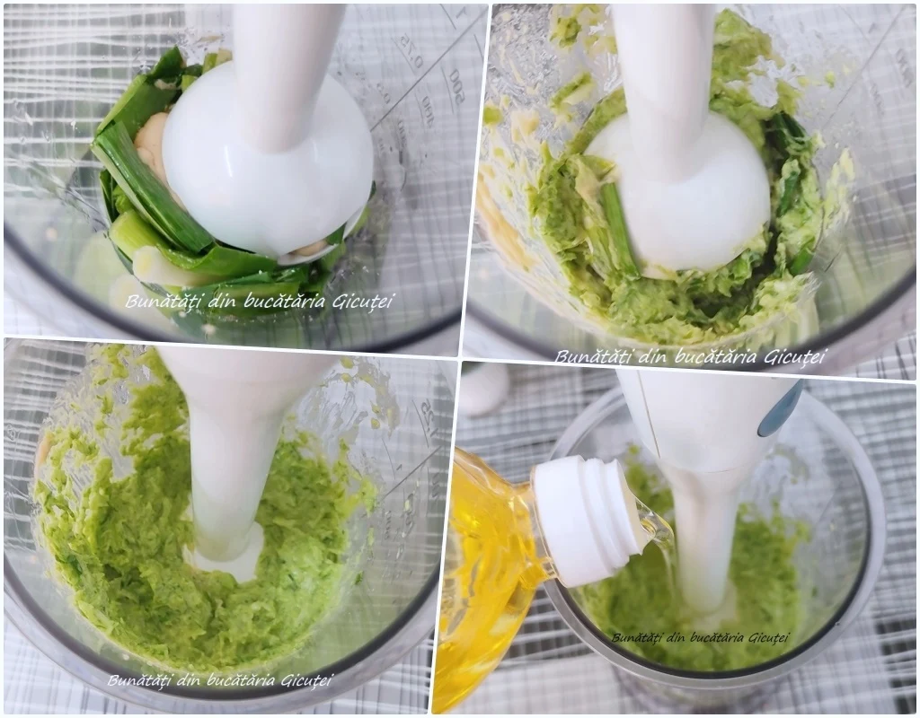 incepere mixare si adaugare ulei