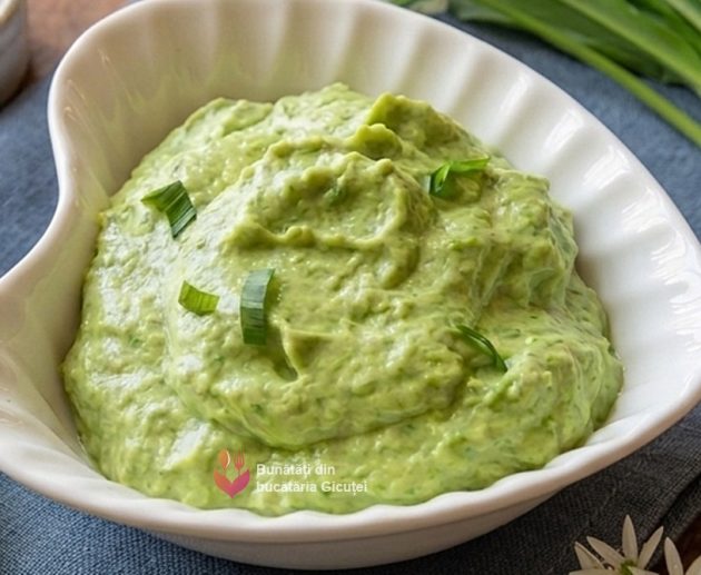 sos de usturoi verde sau leurda