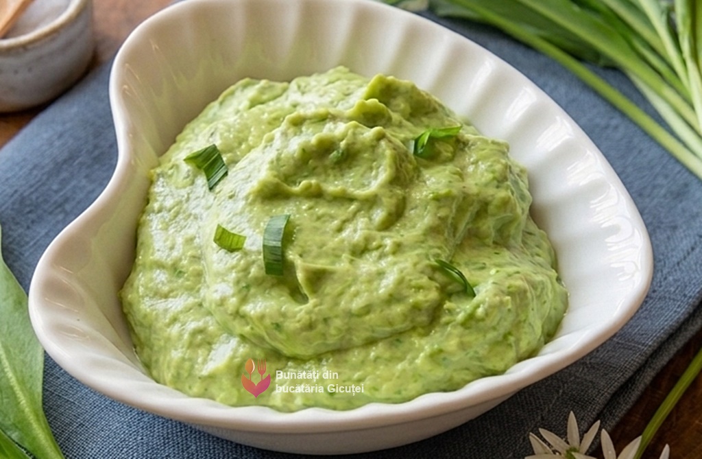 sos de usturoi verde sau leurda