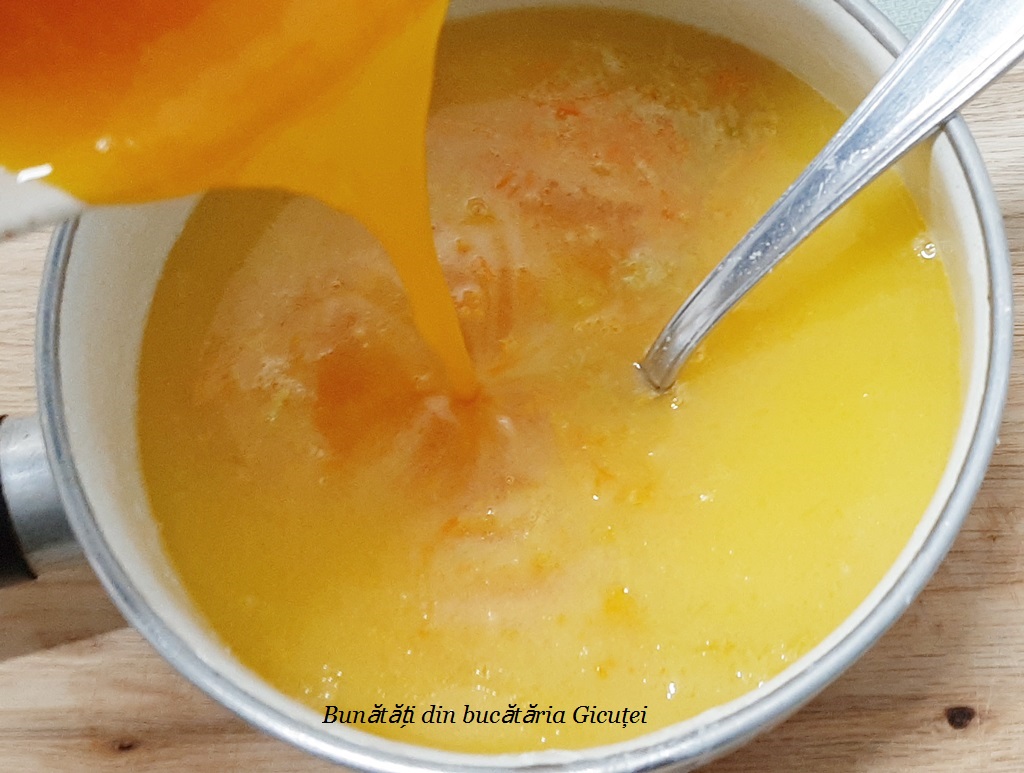 adaugare galbenusuri in lapte