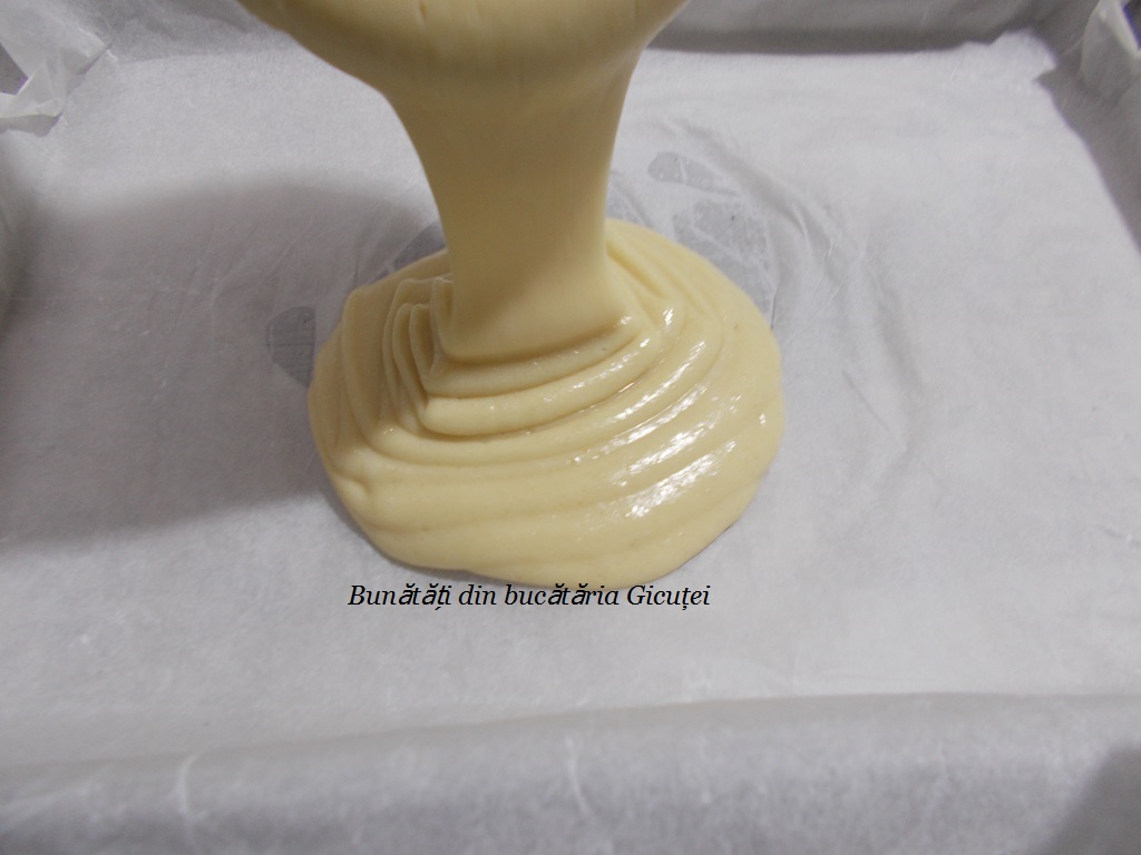 aluatul turnat in tava