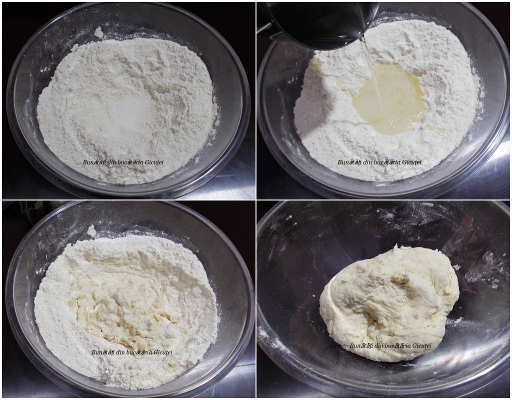 amestecare ingrediente aluat