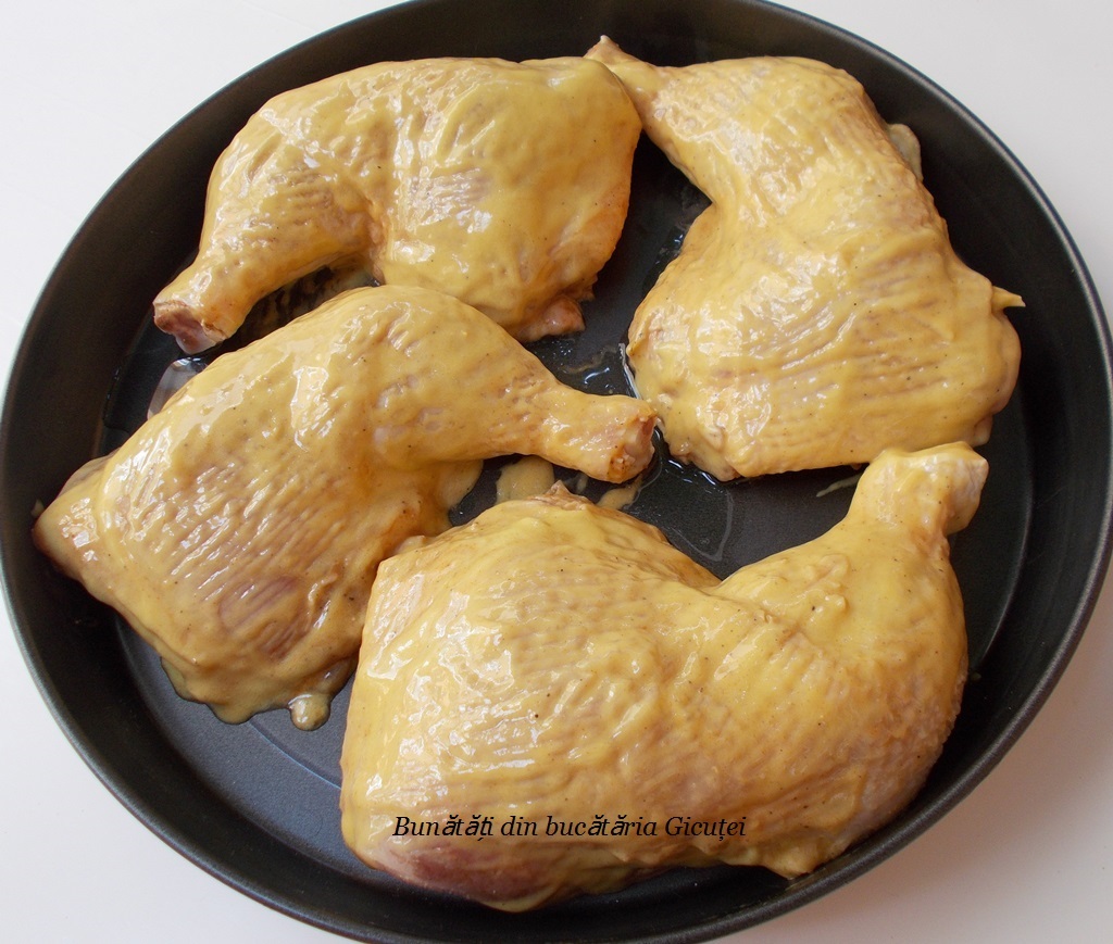 aranjare pulpe in tava