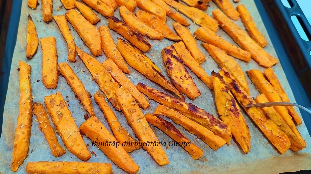 cartofii dulci intorsi cu furculita