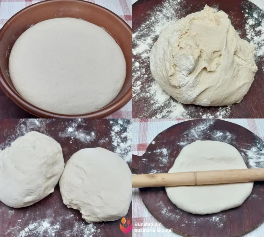 colaj aluat crescut si portionat