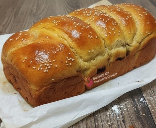 cozonac de post din aluat cu suc de portocale