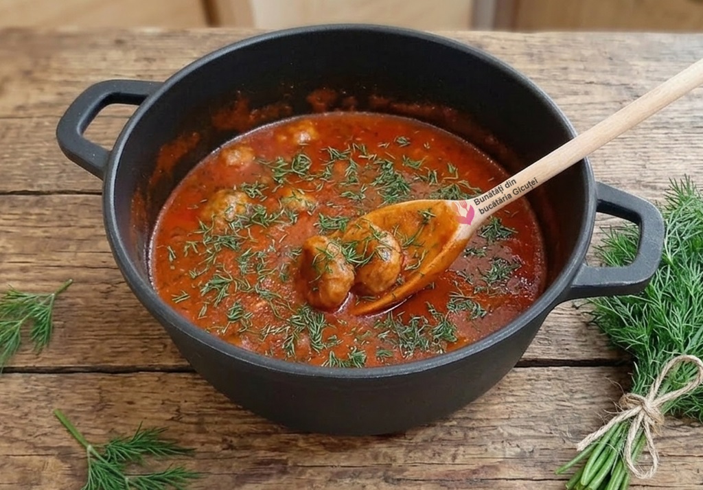 cratita cu chiftelute marinate