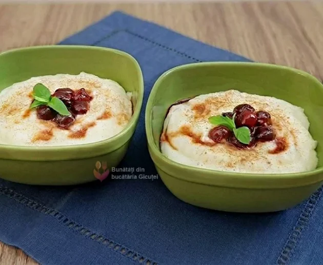 gris cu lapte, desertul copilariei