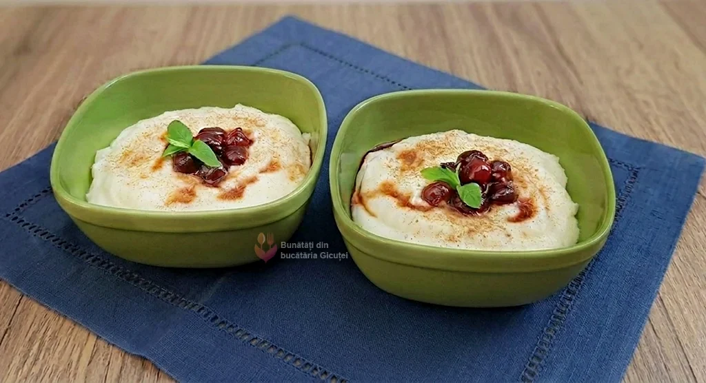 gris cu lapte, desertul copilariei