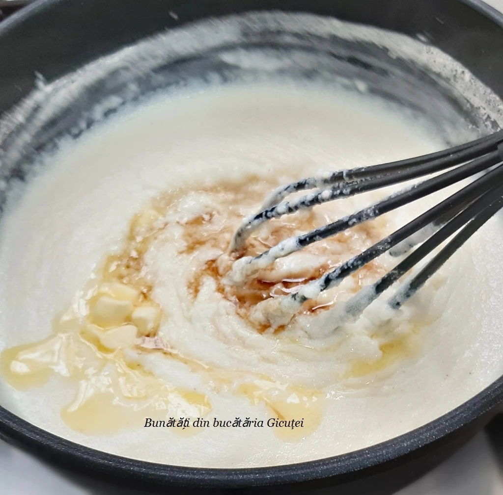 incorporarea untului in grisul cu lapte
