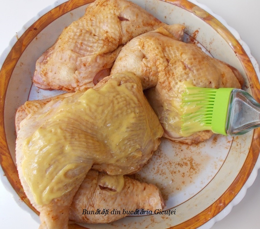 pensulare pulpe cu sos de mustar