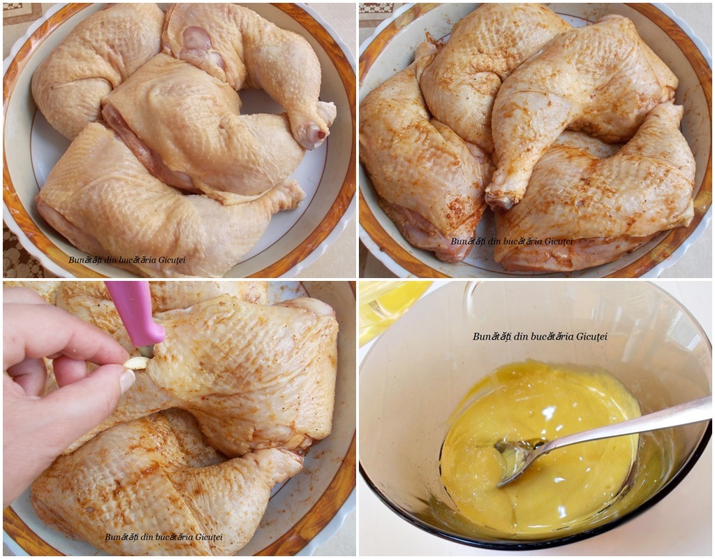 pregatirea pulpelor si a sosului de mustar