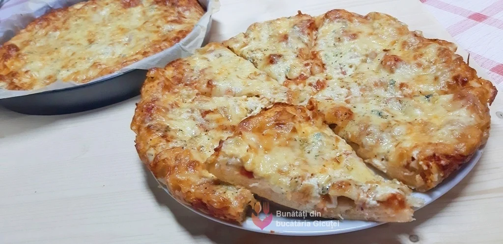 servire pizza