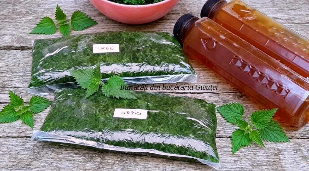 urzici la congelator pentru iarna