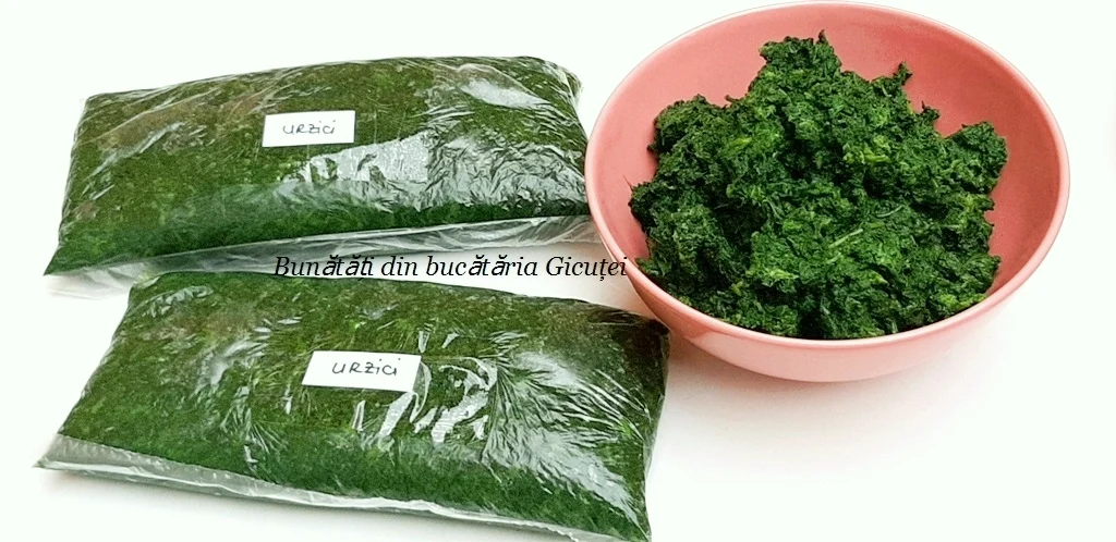 urzicile gata de pus in congelator