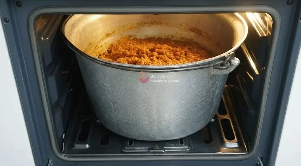 cratita cu zacusca in cuptor