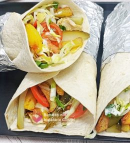 Shaorma de casă, rețetă simplă