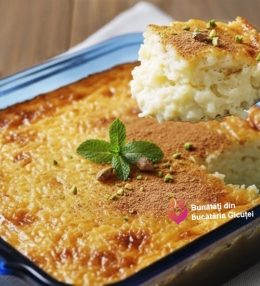 Orez cu lapte la cuptor în stil turcesc – Sütlaç