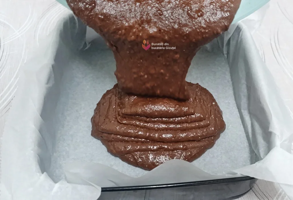 turnare compozitie in tava