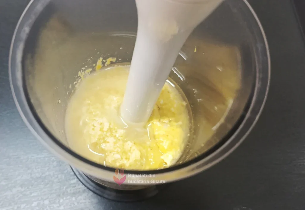 continuare mixare ingrediente