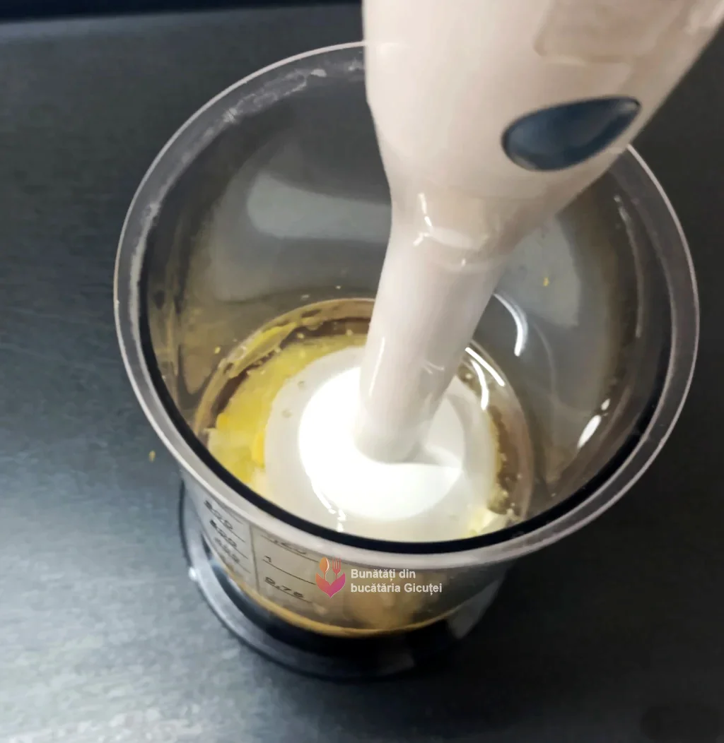 incepere mixare ingrediente