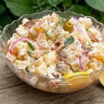 salata de cartofi cu macrou