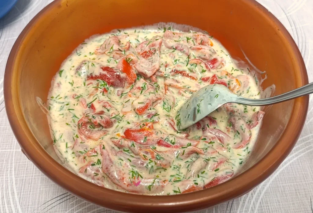 bolul cu salata gata