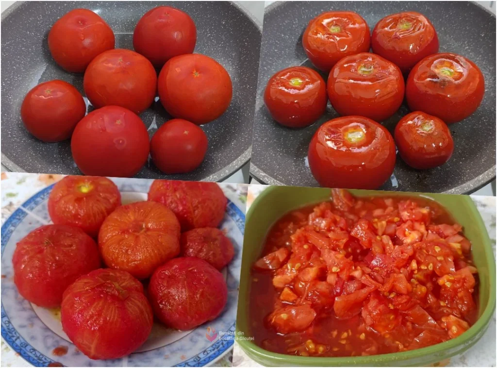 pregatirea rosiilor pentru ciorba