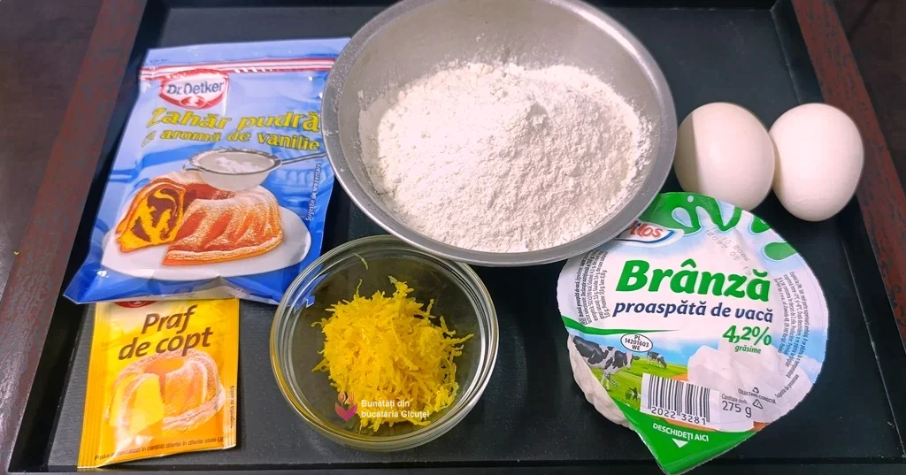 ingredientele pentru papanasi