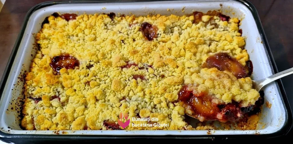 crumble cu prune